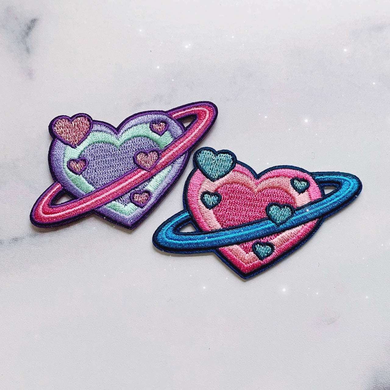 Heart Planet Patch - Birch Hill Studio