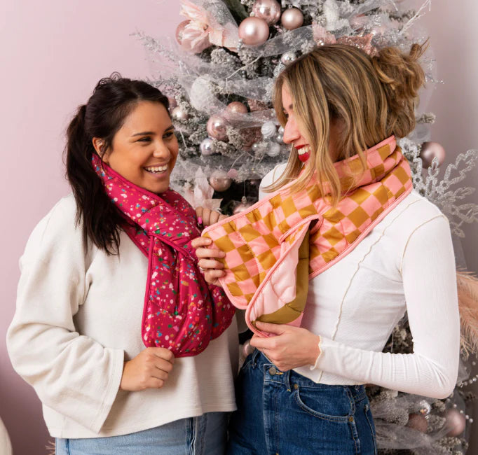 Reversible Holiday Scarves - Birch Hill Studio