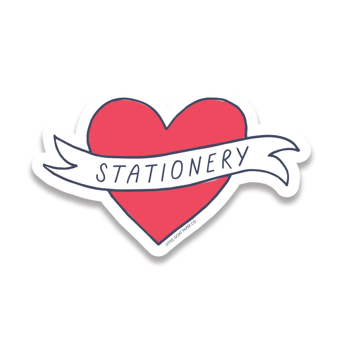 Stationery Love Sticker - Birch Hill Studio