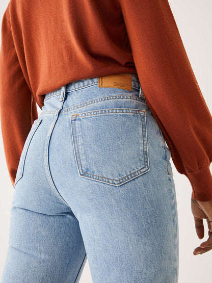 "The Stevie" High waisted tapered mom jean - Birch Hill Studio