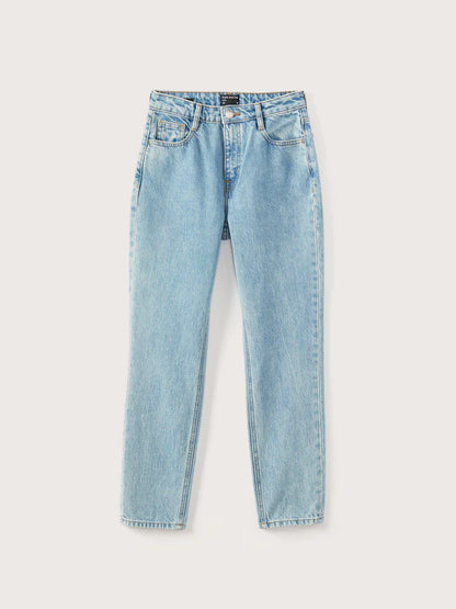 "The Stevie" High waisted tapered mom jean - Birch Hill Studio