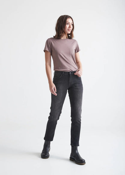 Girlfriend Jean - Vintage Black