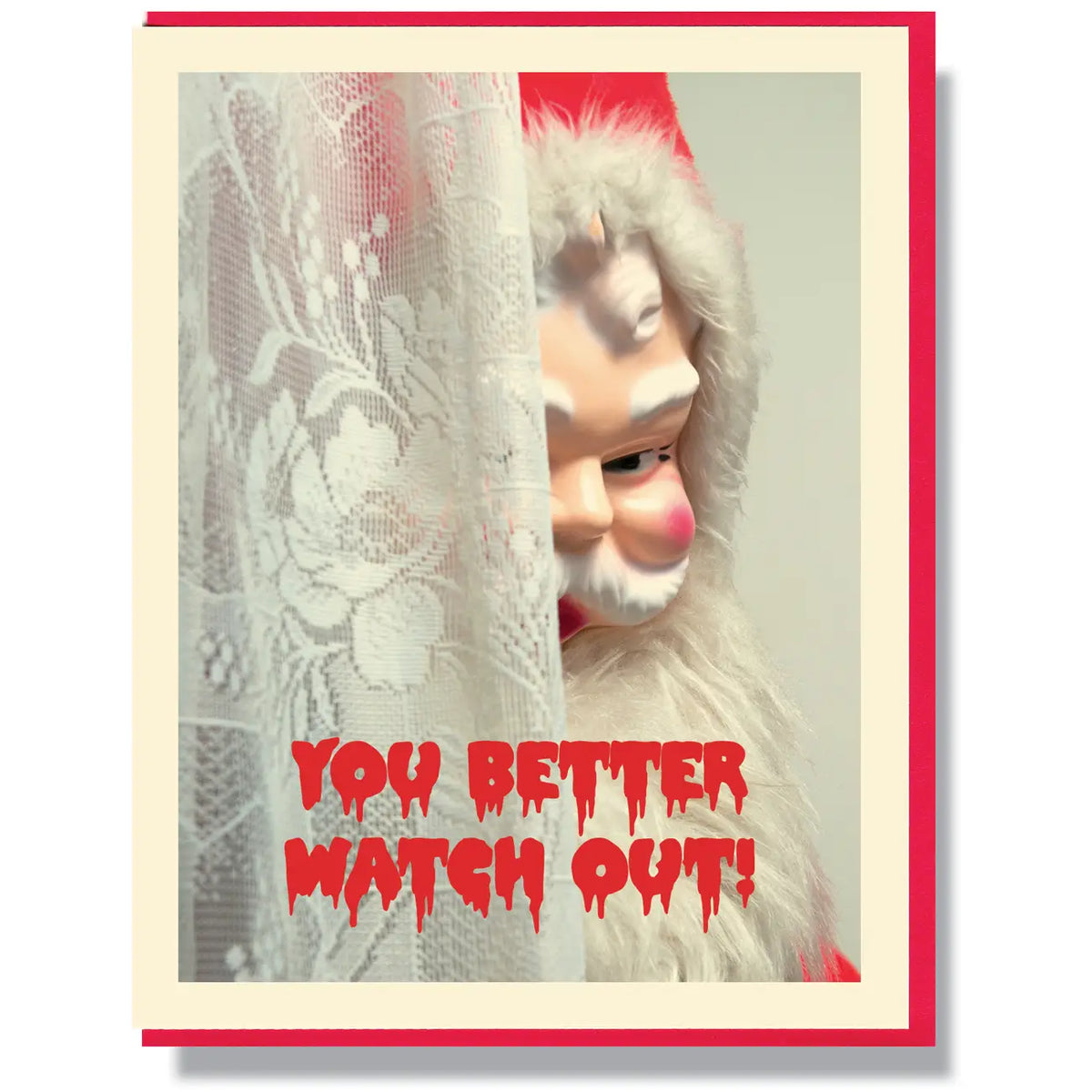 You Better Watch Out Christmas Card - Birch Hill Studio