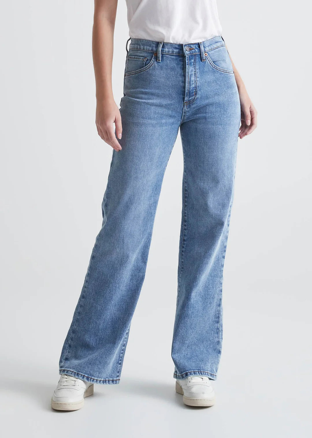 Wide Leg Denim - Vintage Blue